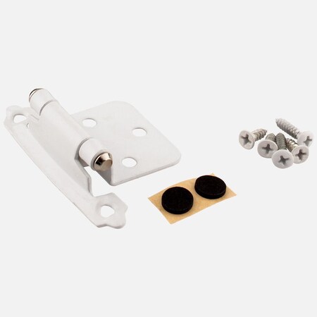 Kasaware Self-closing Overlay Hinge, 2PK KFHO-A-WH2